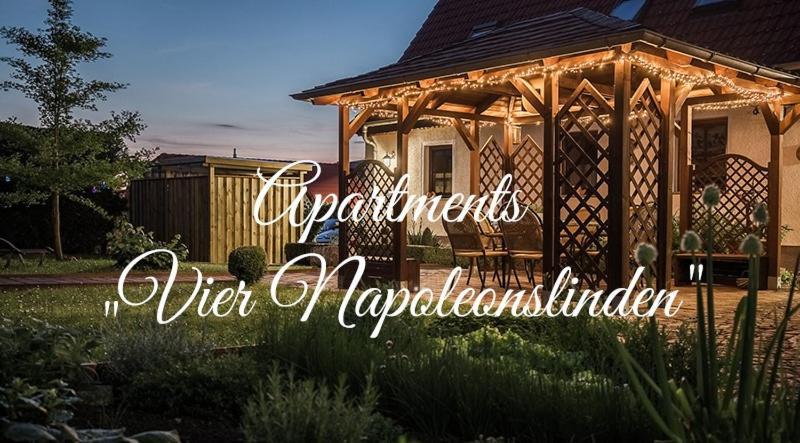 Apartments "Vier Napoleonslinden" Auerstedt Екстериор снимка
